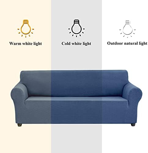Joccun Stretch Chair Couch Cover,1-Piece Sofa Slipcover Spandex Jacquard Fabric Sofa Covers with Elastic Bottom,Washable Furniture Protector for Dogs,Cats,Kids(Armchair,Riverside) - Image 3