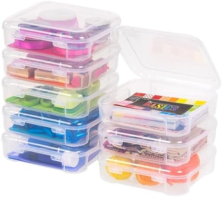 IRIS USA Scrapbook Case |Made in USA| Fits 6"x6" - Thick (8-Pack) - Clear by IRISUSA