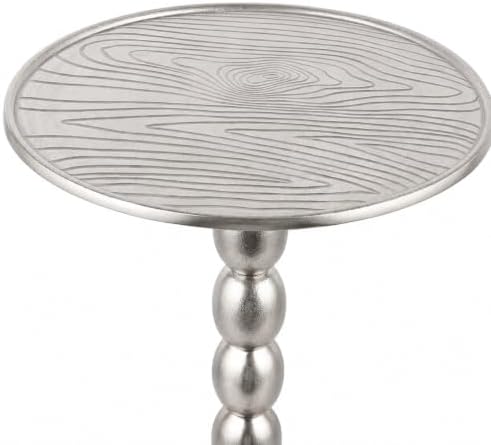 CLEENTABLE Round Farmhouse End Table, 15x21 - Image 4