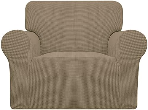 Easy-Going Stretch Chair Slipcover with Arm Washable Tan by Easy-Going