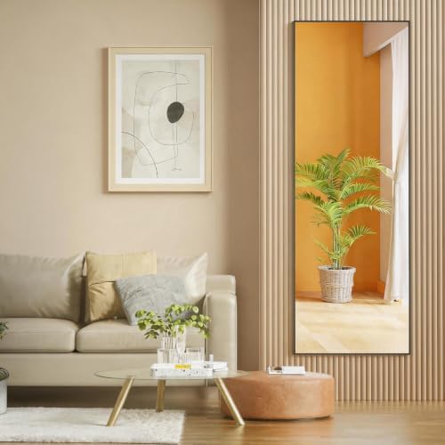 Hasipu Door Mirror Full Length, 51 x 16 Inch Full Body Wall Mirror Over The Door Hanging Mirror for Bedroom, Living Room, Cloakroom - Image 2