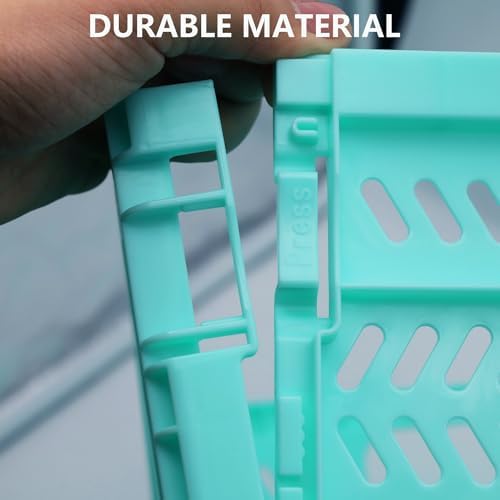 20L Folding Crate, 4Pack Plastic Storage Baskets Organizer for Home and Office,Collapsible Storage Crates for Home Office and Outdoor Organizer. (Mix Colors) - Image 6