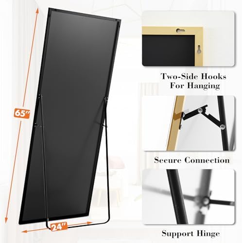 Full Length Floor Mirror 65"x24", Body Standing Mirror - Image 4