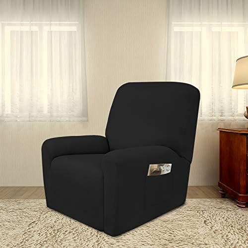 PureFit Stretc Recliner Chair Covers Fleece Soft Couch Covers for Sofa - Image 2