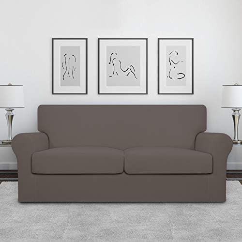 Easy-Going Stretch Oversized Loveseat Couch Cover for 2 Cushion Washable - Image 2
