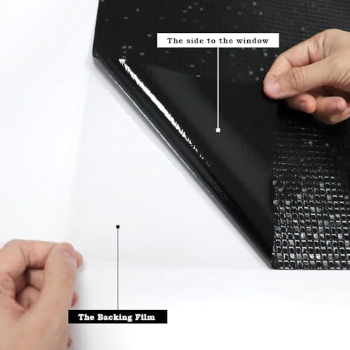 JAYONG Total Blackout Window Privacy Film with Kits, Mosaic 17.5''x78.7 - Image 6