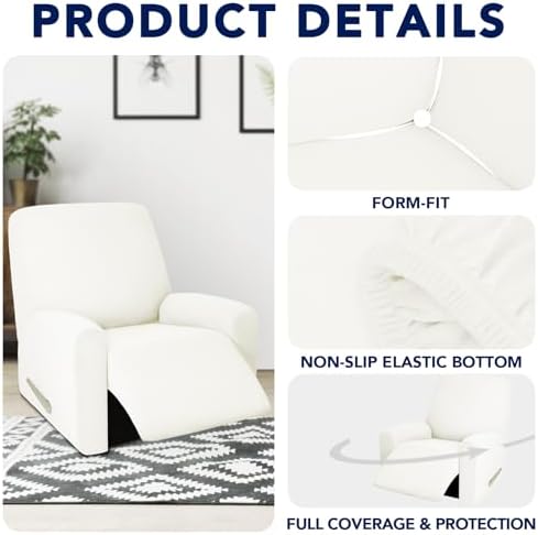 PureFit Waterproof Recliner Chair Cover Slipcovers for Couches and Sofas - Image 4