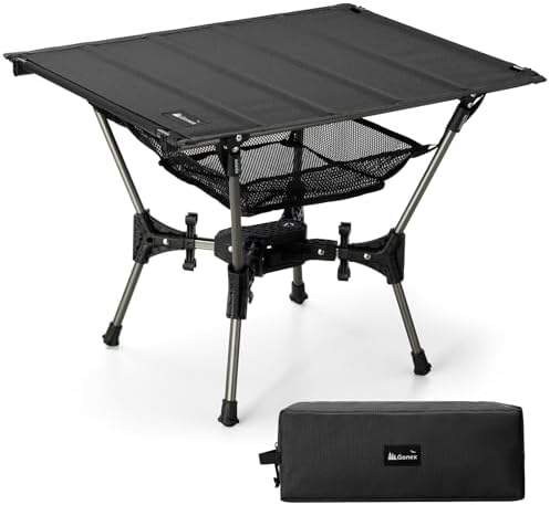 Gonex Portable Camping Table, Lightweight Foldable Camp Side Table by Gonex