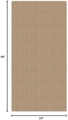 KOZYFLY Boho 2x4 Entry Runner Rug, Small Washable Runners for Entryway, Non Slip Door Mat Indoor Entrance, Front Porch Carpet for Foyer, Kitchen, Bedroom, Bathroom, Orange Beige/Tan/Brown - Image 2