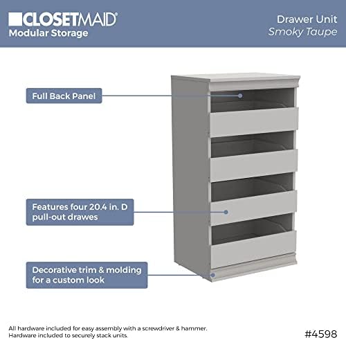 ClosetMaid Modular Storage Closet Organizer, Taupe - Image 5