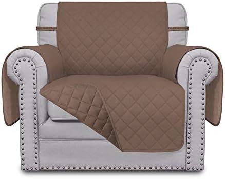 Easy-Going Reversible Couch Cover, Small Chair, Brown/Brown by Easy-Going