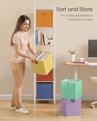 SONGMICS Storage Cubes, Set of 6 Odorless Foldable Storage Boxes - Image 5