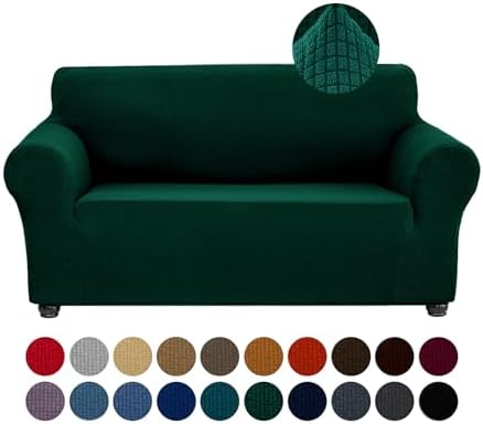 Joccun Stretch Loveseat Couch Cover Slipcover, Hunter by Joccun