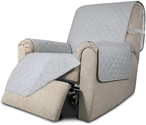 Easy-Going Reversible Couch Cover, Recliner 22 in, Light Gray/Light Gray by Easy-Going