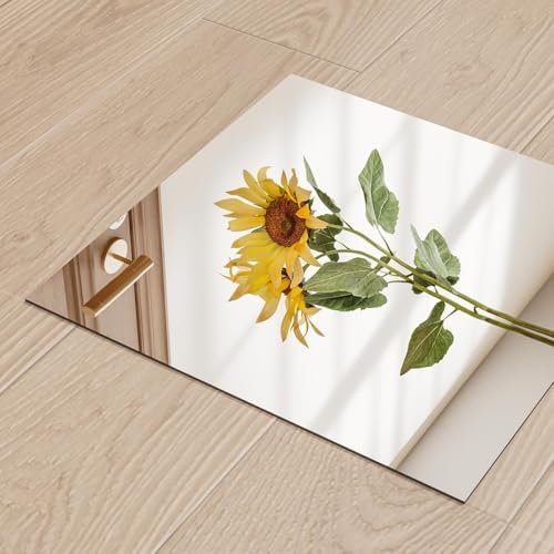 Vlush Full Length Wall & Tiles 10.2'' x 10.2'' x 8PCS Full Body Mirror, Full Length Mirror Wall Mounted Mirrors Decorative for Home Gym, Door, Bedroom & Bathroom - Image 6