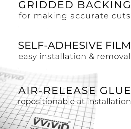 VViViD One-Way Perforated Vinyl Privacy Window Film Adhesive Glass Wrap Roll (3ft x 54 inches) - Image 4