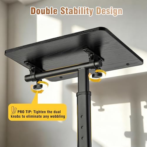 facka Adjustable Height TV Tray Table for Couch Eating, Laptop Small Spaces - Image 5