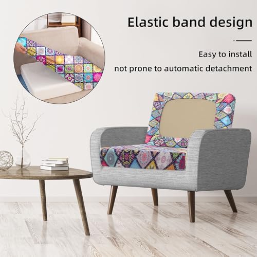 8 Pcs Outdoor Cushion Covers, Patio Sofa Cushion Covers Replacement - Image 6