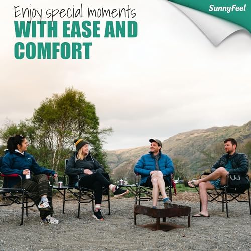 SUNNYFEEL Oversized Directors Camping Chair for Adults with Side Table - Image 5