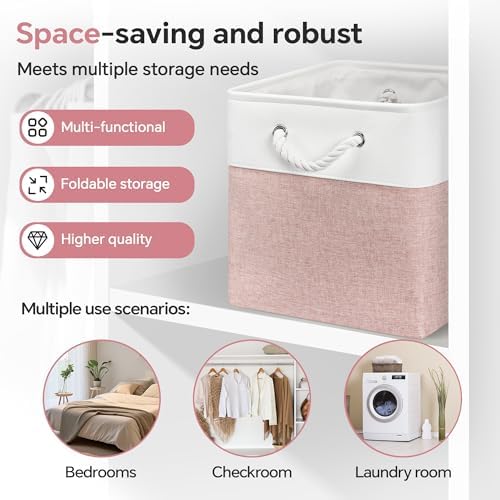 ECDYQXVU 13x13x13 Inch Storage Cube Bins Foldable Organizer Baskets 6 Pack - Image 6