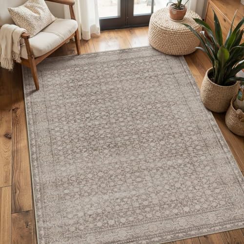 Rugxara 3x5 Entryway Rug, Vintage Boho Bedroom Area Rug by Rugxara