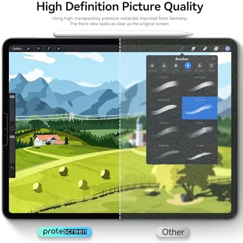3 Pack Paper Screen Protector for iPad Pro 12.9-Inch (2022/2021/2020/2018) - Image 6