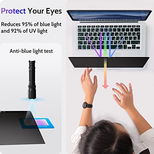 Peslv Magnetic Privacy Screen for MacBook Pro 13 Inch (2012-2015), Removable Anti Blue Light Glare Peep Filter Black out Screen Protector for Mac 13In Laptop Model (A1278, A1425, A1502) - Image 5