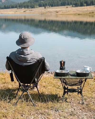 Gonex Portable Camping Table, Lightweight Foldable Camp Side Table - Image 2