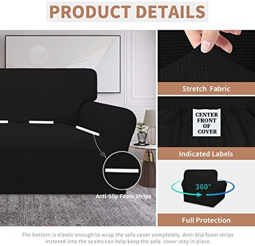 Easy-Going 100% Waterproof Chair Couch Cover, Stretch Jacquard Sofa Cover - Image 4