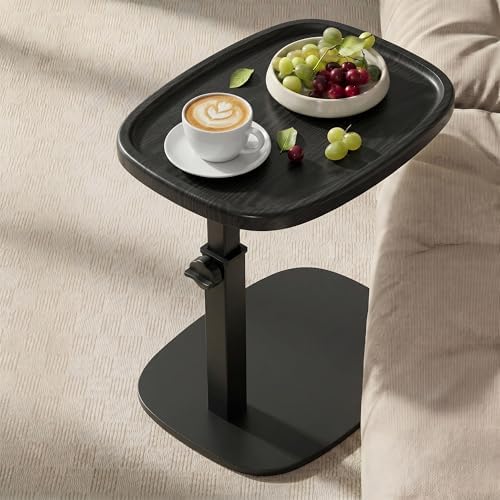 VASAGLE C Side Table Adjustable Height, Couch Sofa End Table, TV Tray by Unknown
