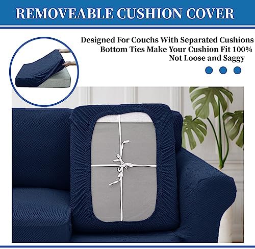 XINEAGE 2-Piece Stretch Armchair Sofa Cover, Washable Couch Covers for Dog - Image 6