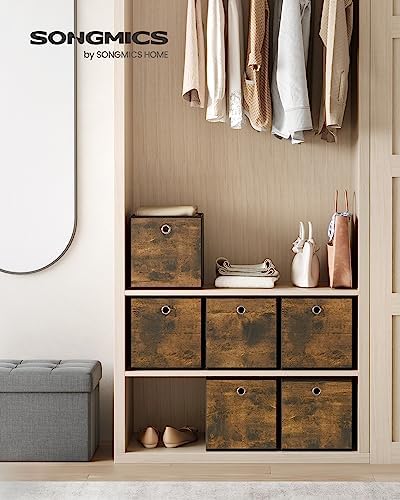 SONGMICS Storage Cubes, Set of 6, 11-Inch Foldable Closet Organizers - Image 2