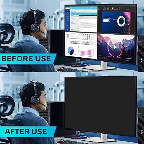 24 Inch Privacy Screen for 16:9 Widescreen Monitor, Eye Protection Anti Glare Blue Light Computer Monitor Privacy Filter - Image 2