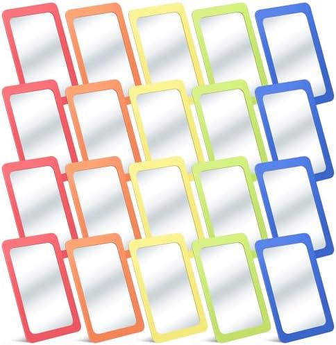 Dandat 20 Pcs 6x4 Shatter Proof Unbreakable Kids Mirrors, Rainbow Colors by Dandat