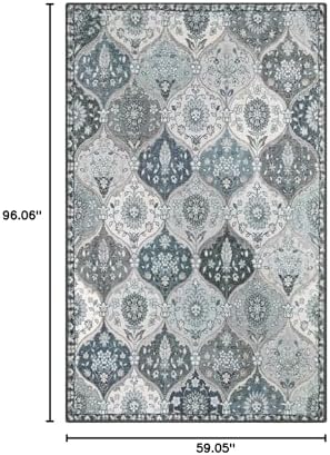 Lahome Moroccan Washable Living Room Rug, 5x8 Rugs for Bedroom Dining Room - Image 2