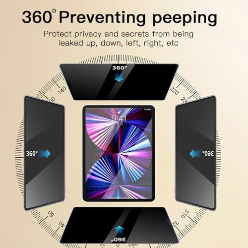 360° Privacy Screen Protector for iPad A16 11th/10th Generation - Image 3