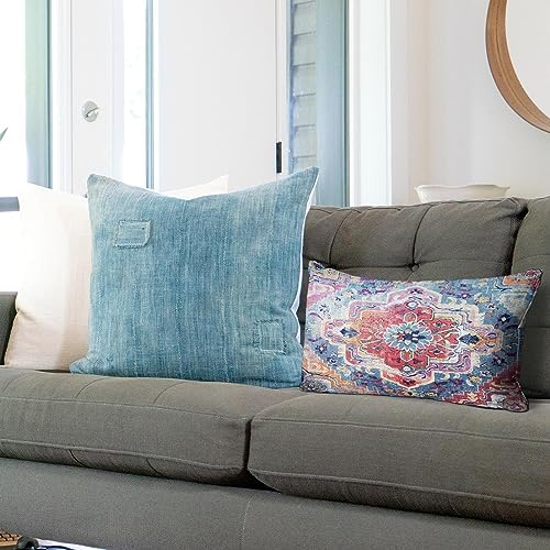 Snycler Antique Boho Hereke Rug Print Boho Throw Pillow Cover 12x20 Inch Set of 2 Double Sided Decorative Soft Throw Pillow Case Cushion Case for Home Decor Living Room Bed Couch Car - Image 4