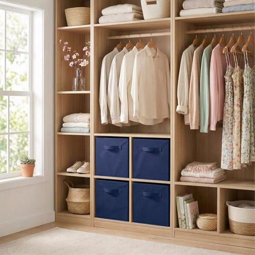 ShellKingdom Storage Bins, Foldable Fabric Storage Cubes And Cloth Storage - Image 4