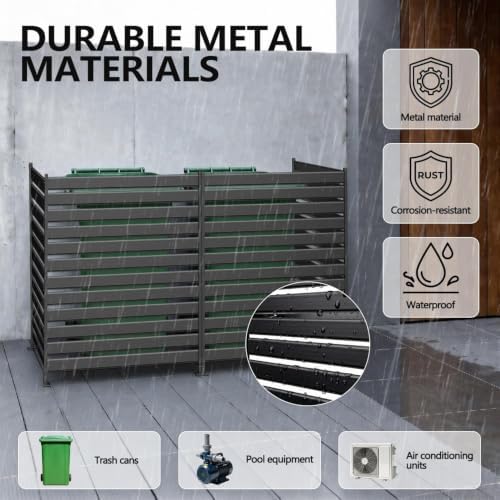 48" H×38" W（1 Panels） Privacy Fence Panels, AC Unit Fence - Image 5