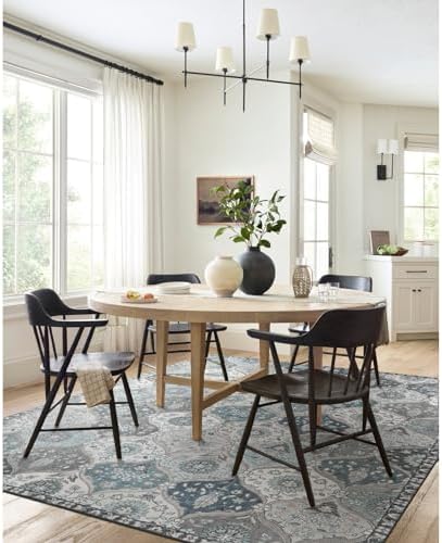Lahome Moroccan Washable Area Rug 6x9, Large Soft Living Room Bedroom Rugs - Image 3