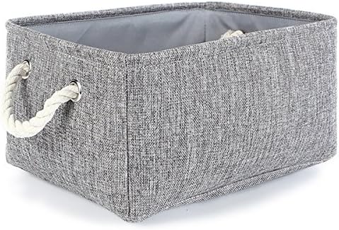 TheWarmHome Large Storage Bins- Storage Baskets for Organizing Shelves, Basket Organizer for Closet Bookshelf Dog Toy Nursery Clothes Laundry Home Organization, Fabric Storage Cubes W/Handles by TheWarmHome