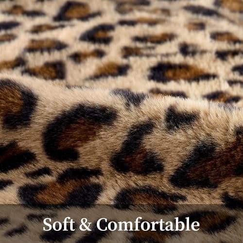 GALMAXS7 Cheetah Pillow Covers Leopard Throw Pillow Covers Set of 2, 18x18 - Image 2