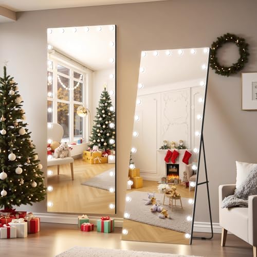 Kosmonia 82"x36" Hollywood Full Length Mirror with Light, 28 Dimmable Bulbs by Kosmonia