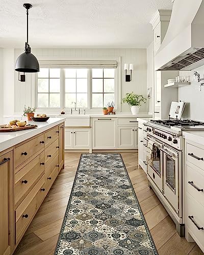 Lahome Moroccan Washable Runner Rug Non Slip, 2x10 Runner Rugs for Hallway - Image 4