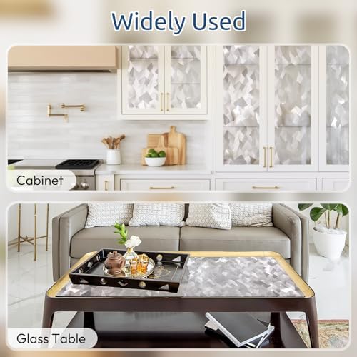 rabbitgoo Window Privacy Film, Crystal Icicles, 23.6" x 118.1" - Image 7