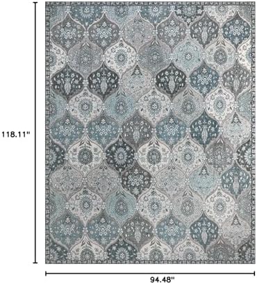 Lahome Moroccan 8x10 Area Rugs for Living Room, Soft Washable Rugs 8x10 - Image 2