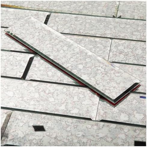 Lovdeco Peel and Stick Antique Beveled Mirror Tile Subway Mirror Backsplash 3x12 Inch for Kitchen Bathroom Wall (20 Pcs, 5 SQ.FT.) by Lovdeco