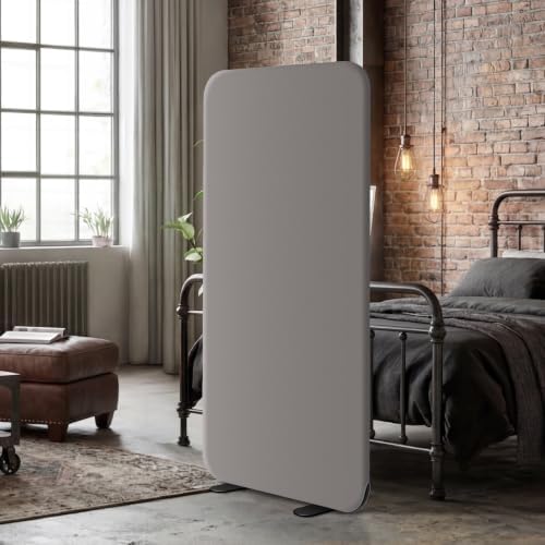 DECOLAB Standing Wall Room Dividers, Portable Partition, 29"x65", Sterling by DECOLAB