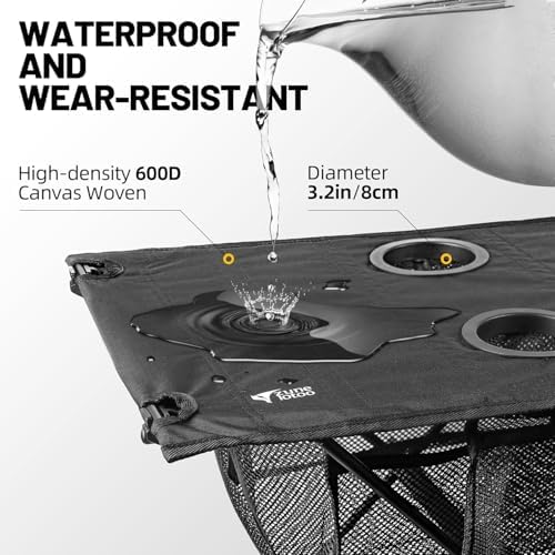 Zune Lotoo Portable Camping Side Table Folding Small Beach Table Foldable - Image 4