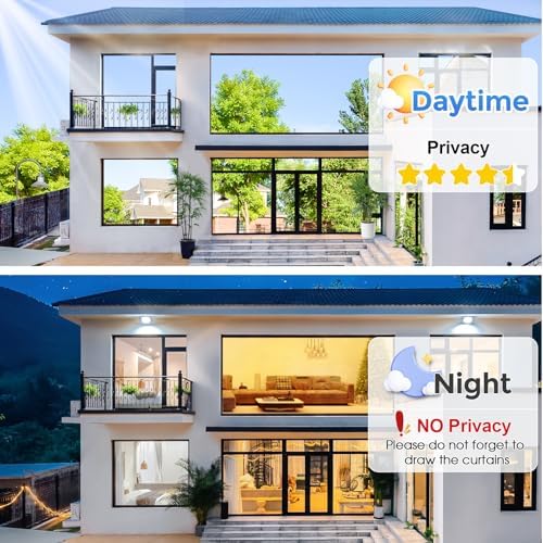 Coavas One Way Privacy Window Film with 3 Tools, Sliver 23.6"x 78.7" - Image 5